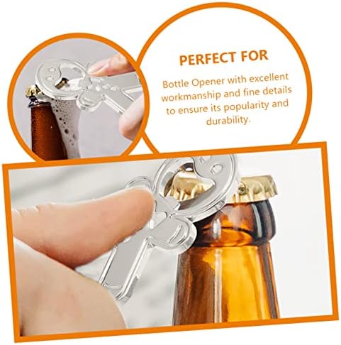 Cabilock 2pcs Zinc Alloy Bottle Opener Keychain