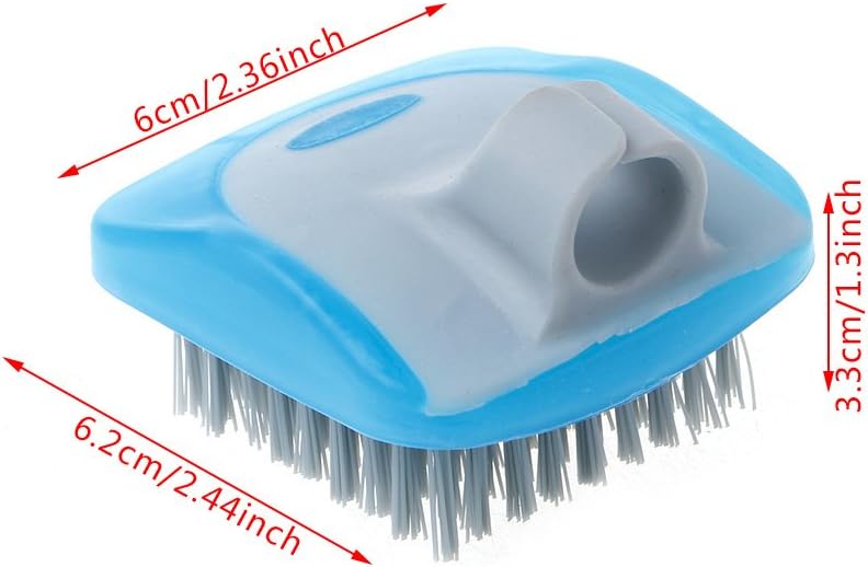 XISAOK Mini Fruits Vegetables Cleaning Brush with Fingers Protection