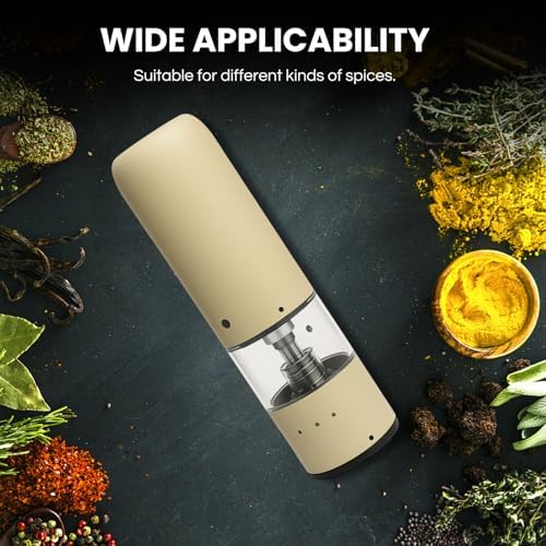 Adjustable and Rechargeable Electric Salt and Pepper Generator Set