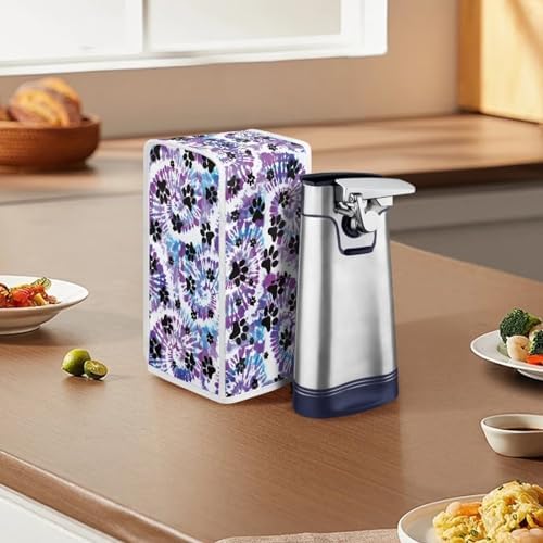 Tie Dye Paw Electric Can Opener Cover