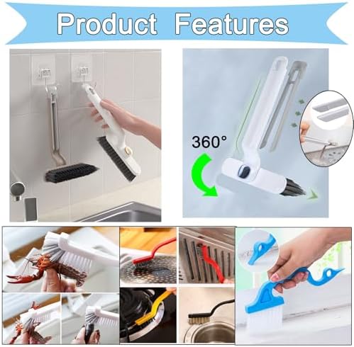 12-Piece Multi-Function Crevice Brush Kit