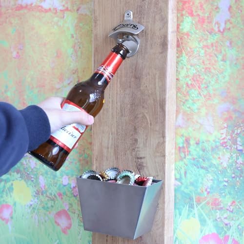 Sturdy Stainless Steel 12-Piece Set Wall-Mounted Bottle Opener