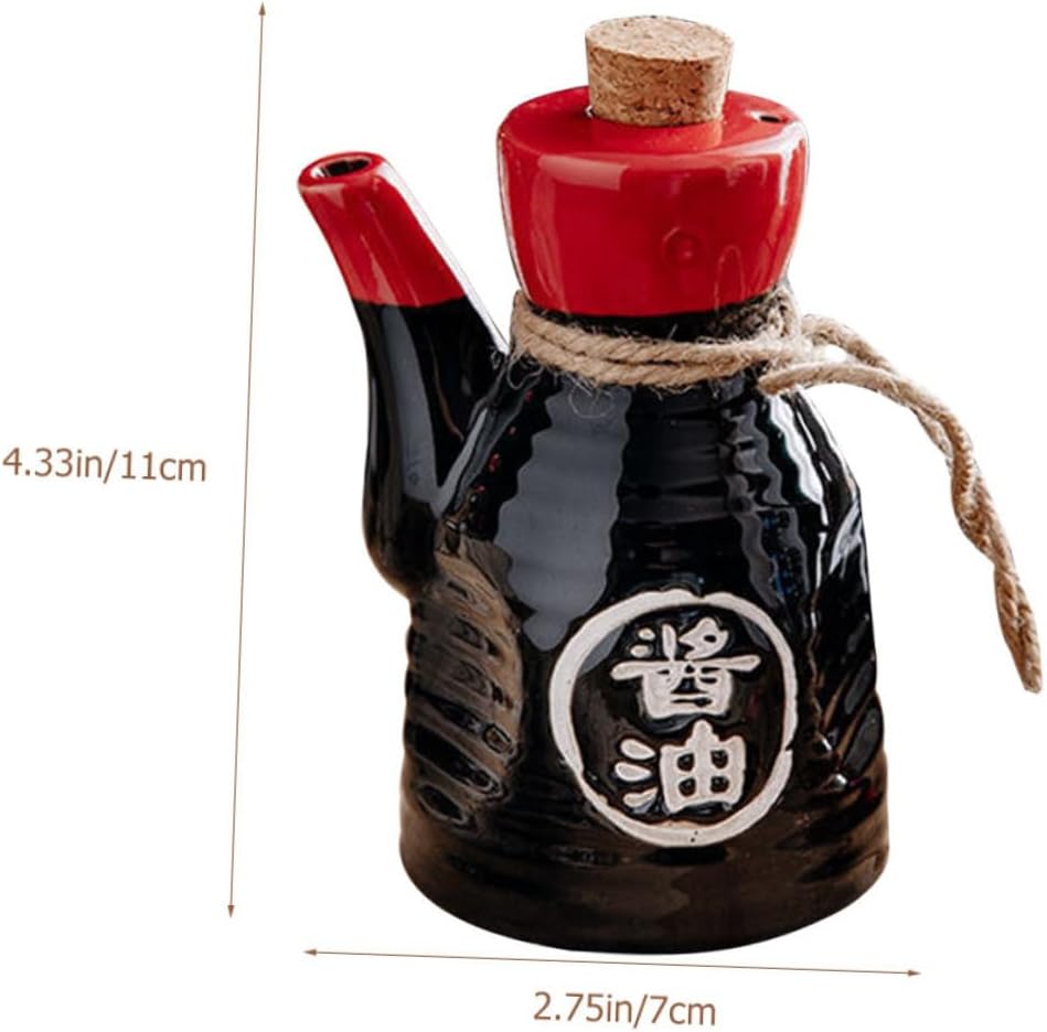 Beautiful Japanese Soy Sauce Ceramic Dispenser for Clean Kitchens