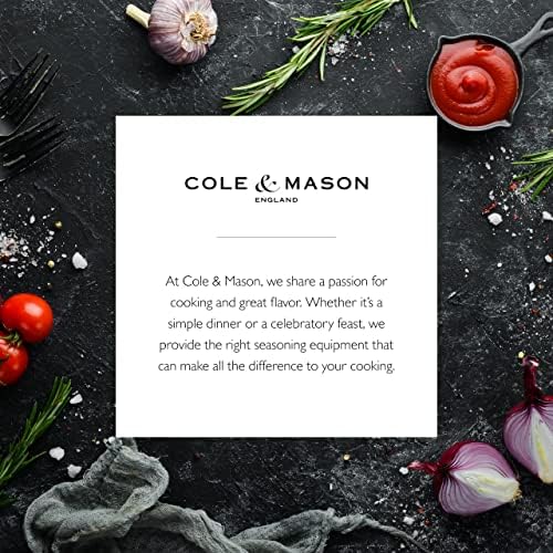 Cole Mason Button Mini Salt Pepper Mill Gift Set