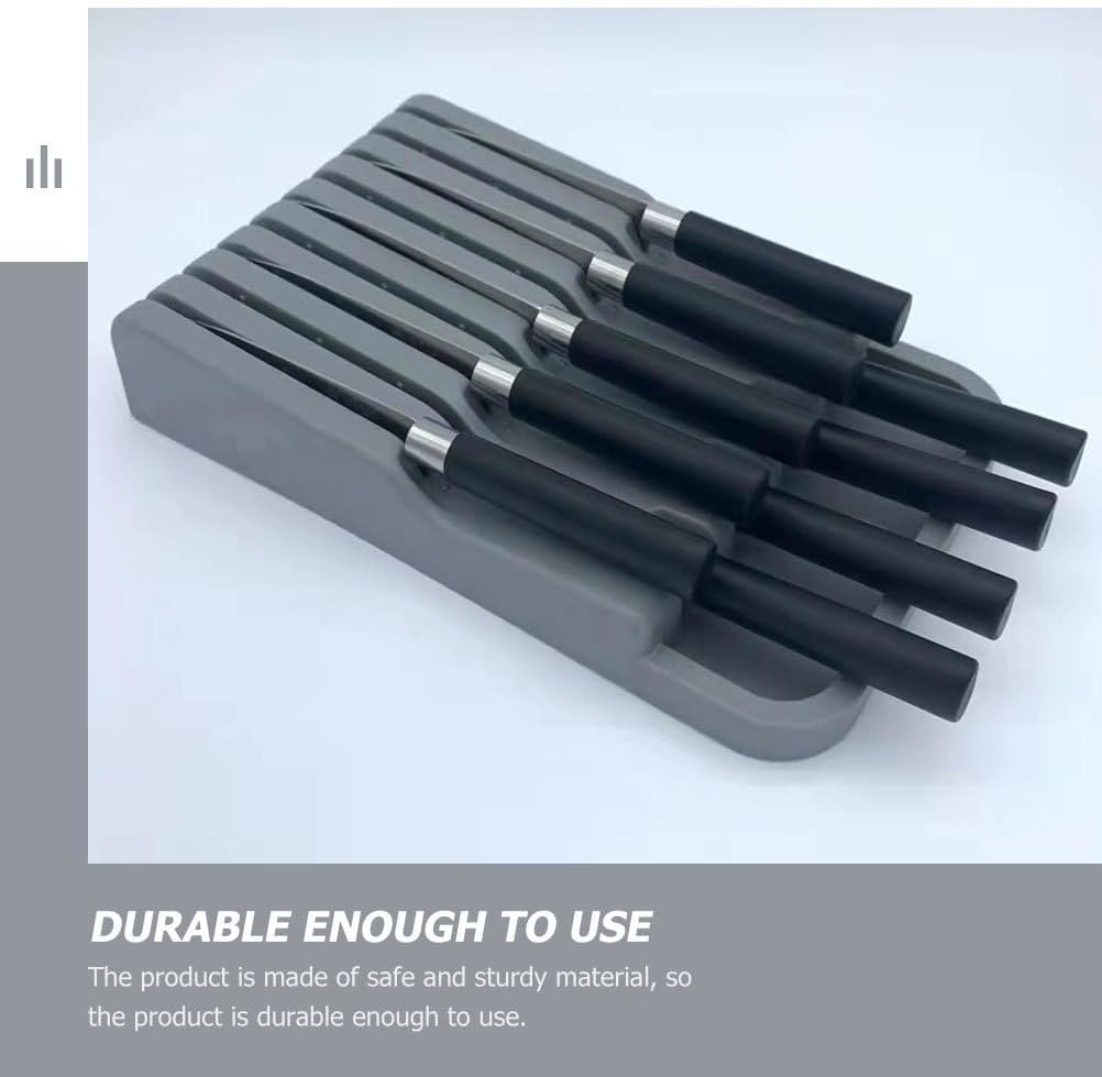 PACKOVE Sharp Durable Kitchen Knife Block