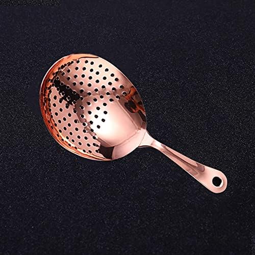 Fast-acting cocktail ice cube strainer
