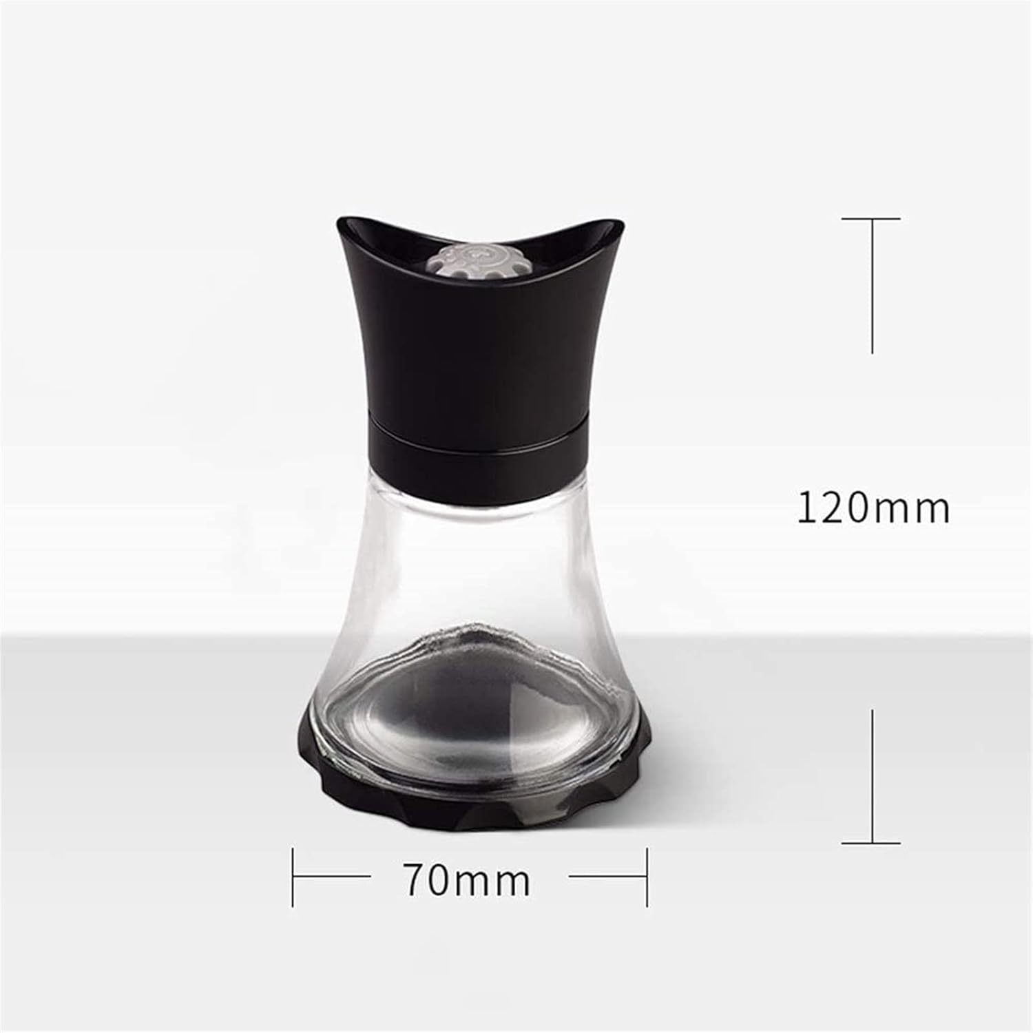 Salt and Pepper Mill Set Adjusted Coarseness Manual Salt and Pepper Grinder Set