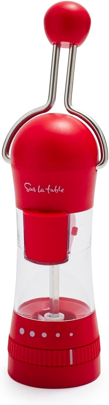 Sur La Table Spice Ratchet Mill Grinder with 5 Adjustable Settings
