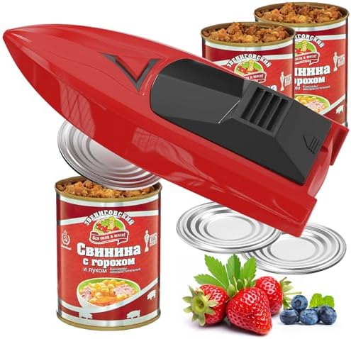Housiwill Electric Can Opens Smooth Edge for Safe Kitchen Use