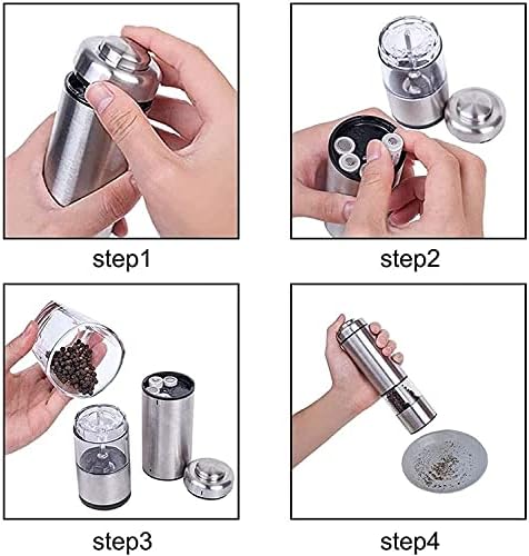KAABETO Electric Salt Pepper Grinder Set for a Breeze