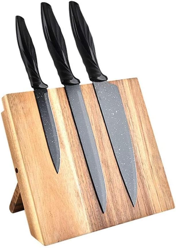 Sturdy Kitchen Knife Holder - Natural Wood Kitchen Block