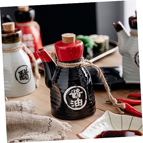 posh black sauce dispenser