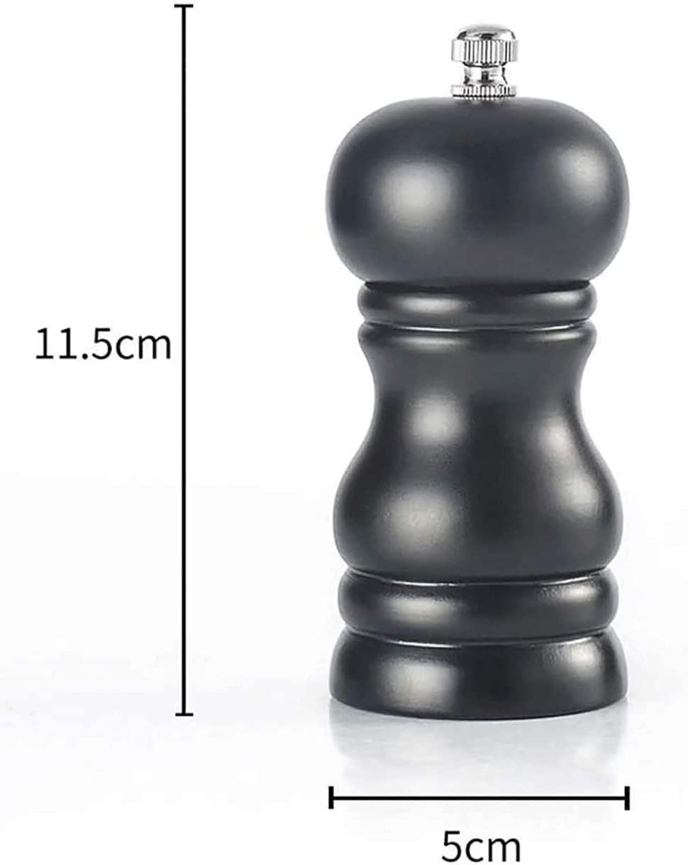 Adjustable Pepper Mill Set for Kitchen Camping Coarse Fine Grind Ergonomic Design