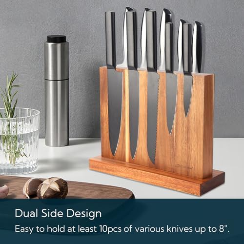 Luxury Acaciawood Knife Block Holder