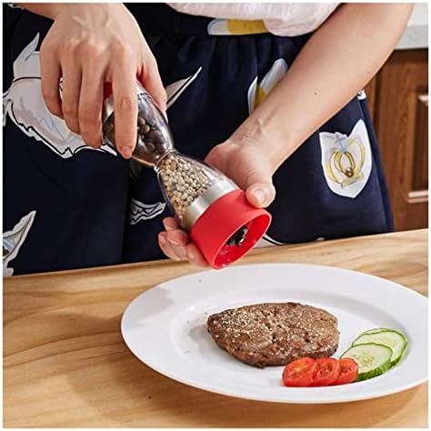 Sturdy Black Pepper Mill with Dual Salt Pepper Functionality