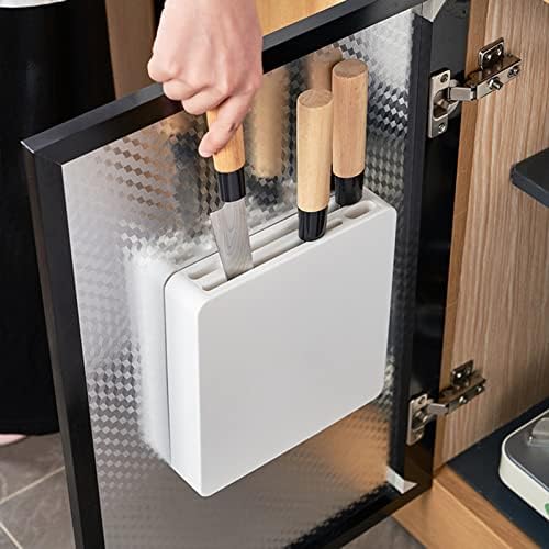 Space-Saving Wall-Mounted Knife Holder 4 Slot