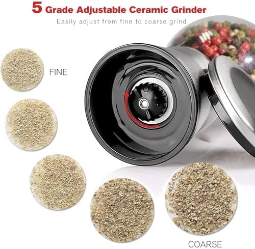 Bonris Salt Pepper Grinder Set