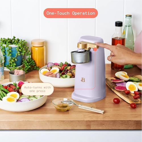 Sleek Safe Electric Can Opener for Easy Meal Prep
