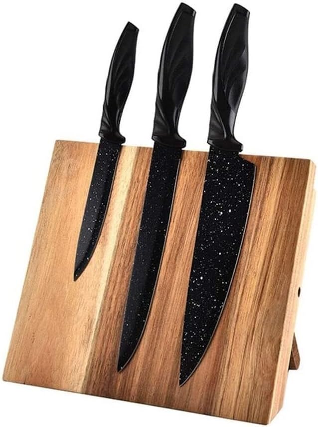 Sturdy Kitchen Knife Holder - Natural Wood Kitchen Block