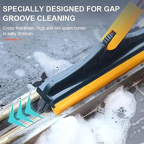 Webahow2 in 1 Floor Scrub Brush with Long Handle