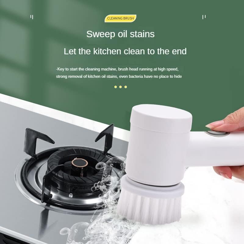 Electric 5-in-1 Spin Scrubber for Tile Sink Shower