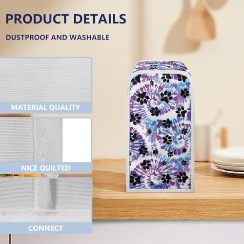 Tie Dye Paw Electric Can Opener Cover