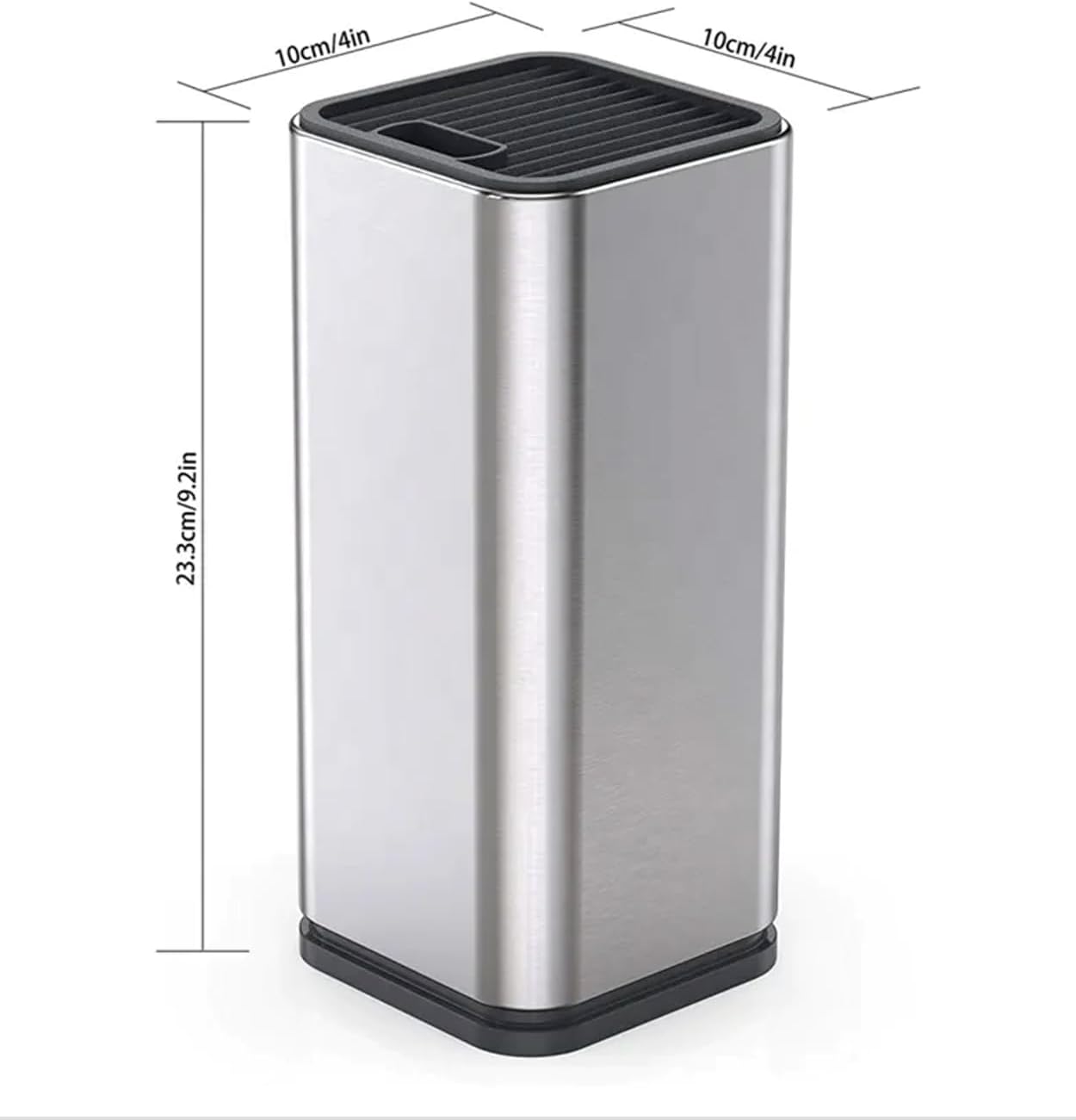 DURA LIVING Universal Stainless Steel Knife Block