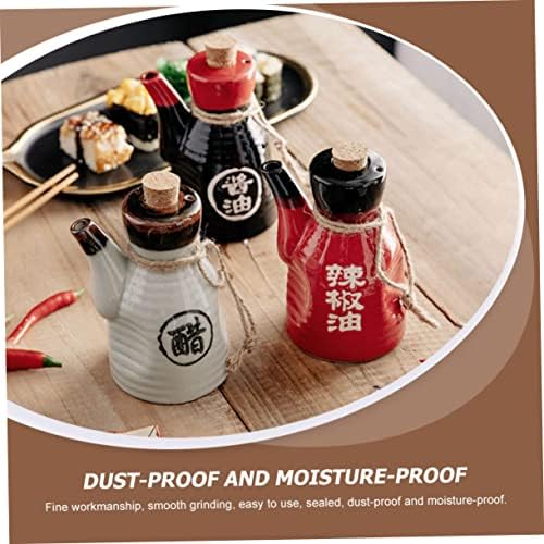 Japanese-Style Ceramic Condiment Bottle 200ml