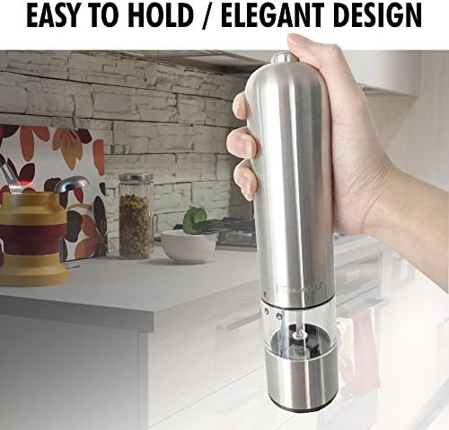Strong Salt and Pepper Compact Design Stainless Steel