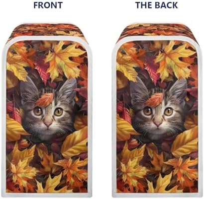 Goronwyfloyd Maple Leaf and Cat Dust Cover for Can Opener