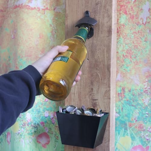 Premium Wall-Mounted Beer Bottle Opener Set for Home Bar