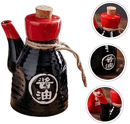 Japanese-Style Ceramic Condiment Bottle 200ml