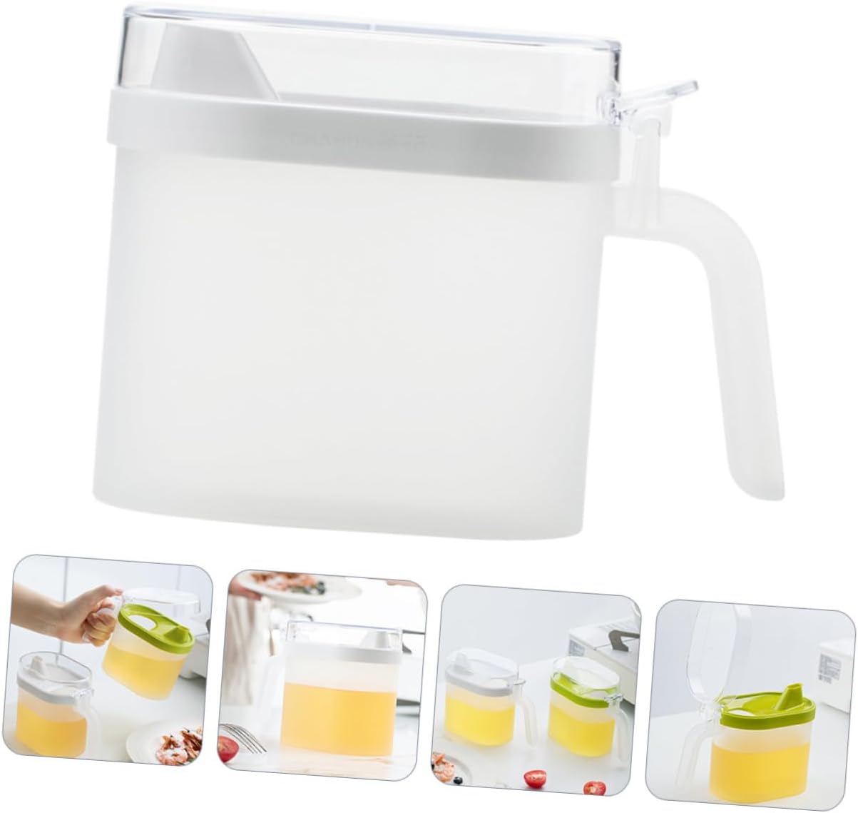 Zerodeko Plastic Oil Can Oil Sprayer Dispenser Time-Saving for Cooking uding