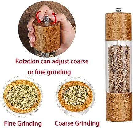 Effortless Salt Pepper Grinder Set