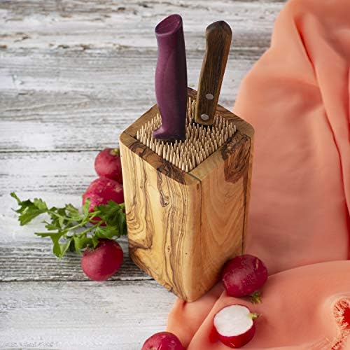 Natural Wood Knife Holder