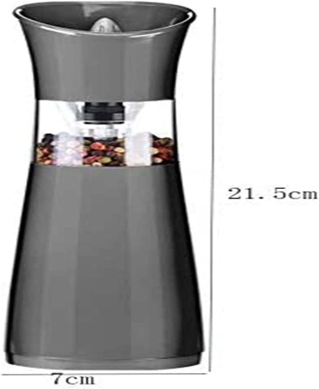 Electric Salt Pepper Grinder Adjustable Coarseness Set with LED Light