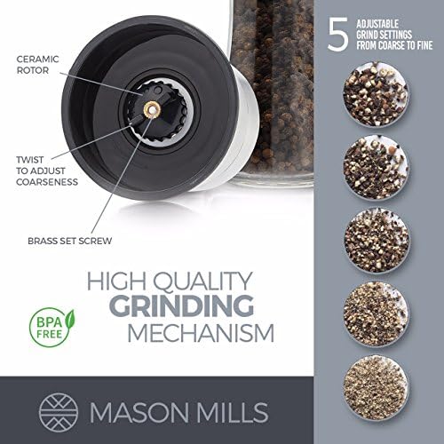 Perfectly Ground Salt Pepper grinder