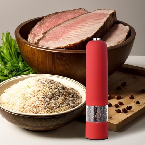 Electric Salt Pepper Grinder Adjustable Coarseness