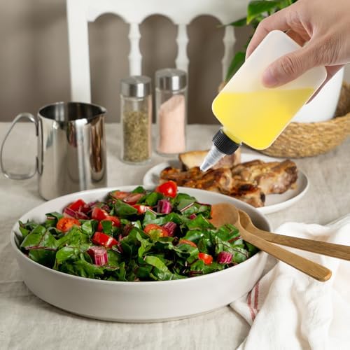 KALIONE Oil Dispenser Bottle for Camping 4oz Squeeze Condiment Bottles