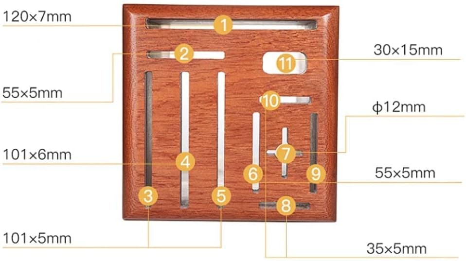 Zaego Kitchen Knife Block Wooden Kitchen Tool