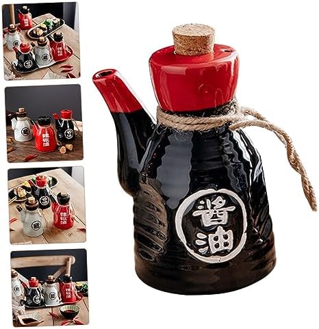 posh black sauce dispenser