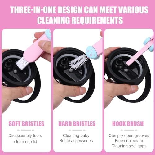 Effortless Cup Lid Cleaner 3-in-1
