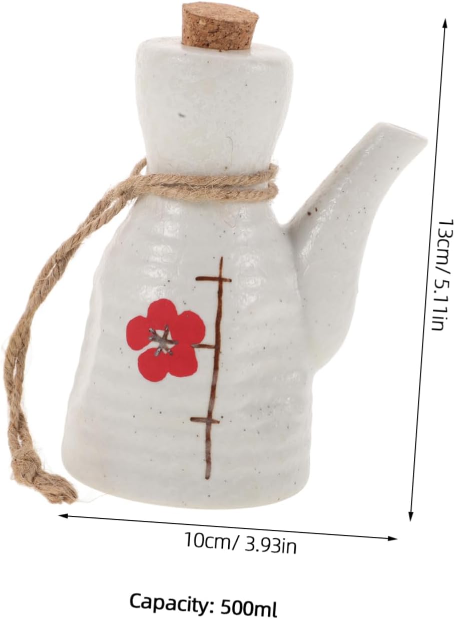 Sturdy Ceramic Oil Dispenser for Soy Sauce Vinegar