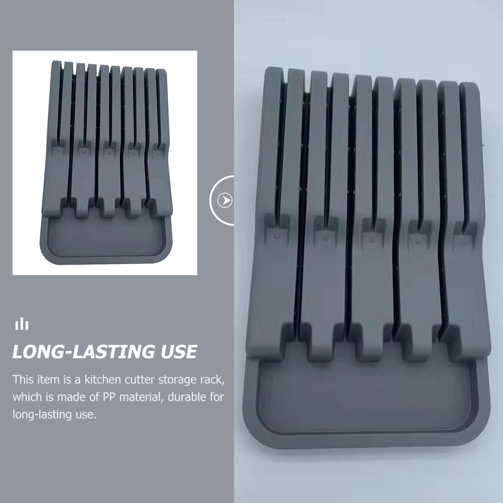 PACKOVE Sharp Durable Kitchen Knife Block