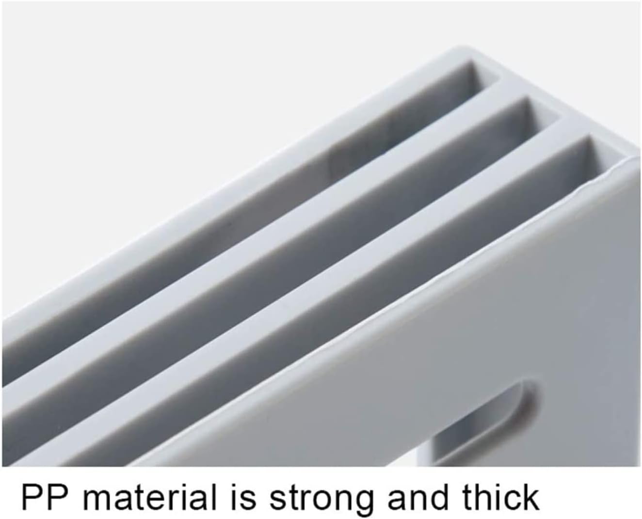 Organized Kitchen Durable Plastic Knife Holder for Counter Storage