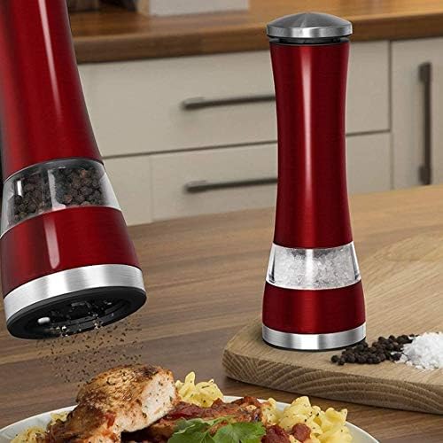 Compact 2-Piece Salt Pepper Grinder Set