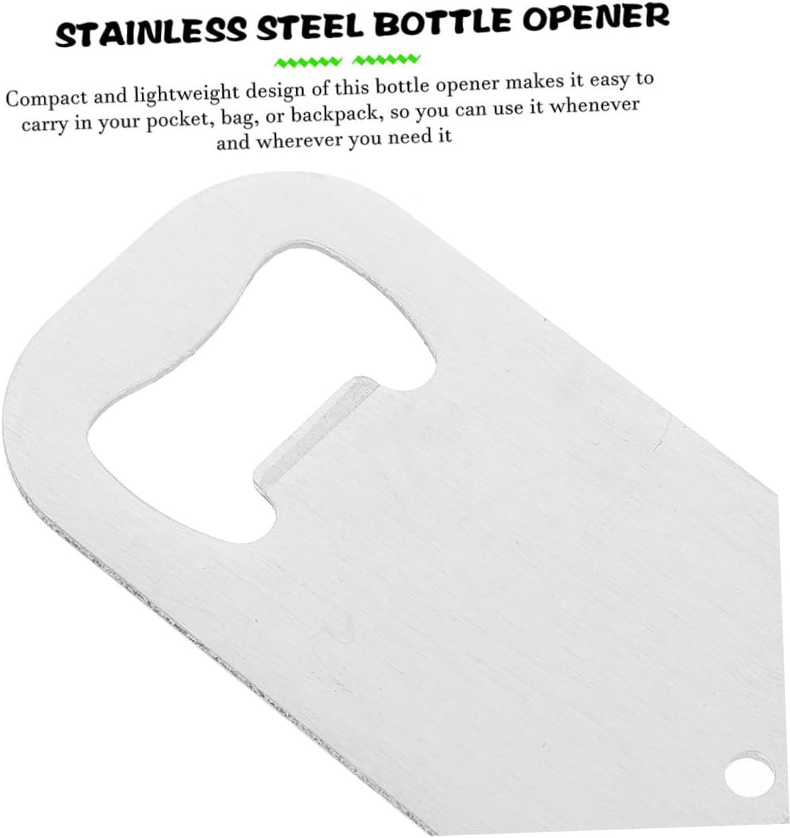 18pcs Stainless Steel Multi-Functional Bottle Opener