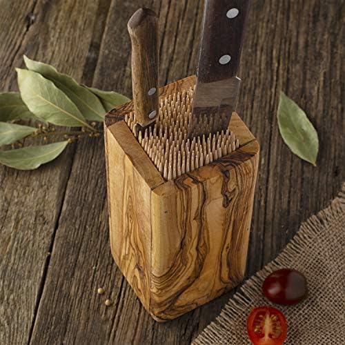 Natural Wood Knife Holder