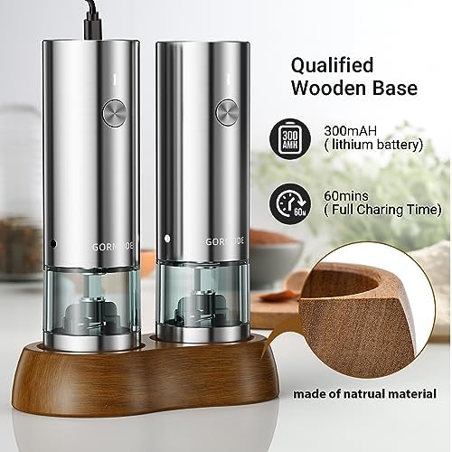 Versatile Salt Pepper Grinder Set