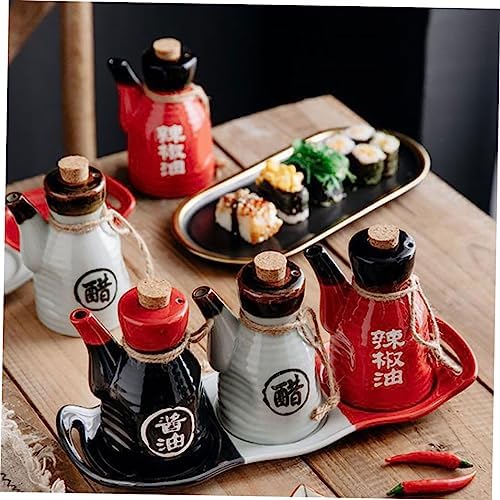 posh black sauce dispenser